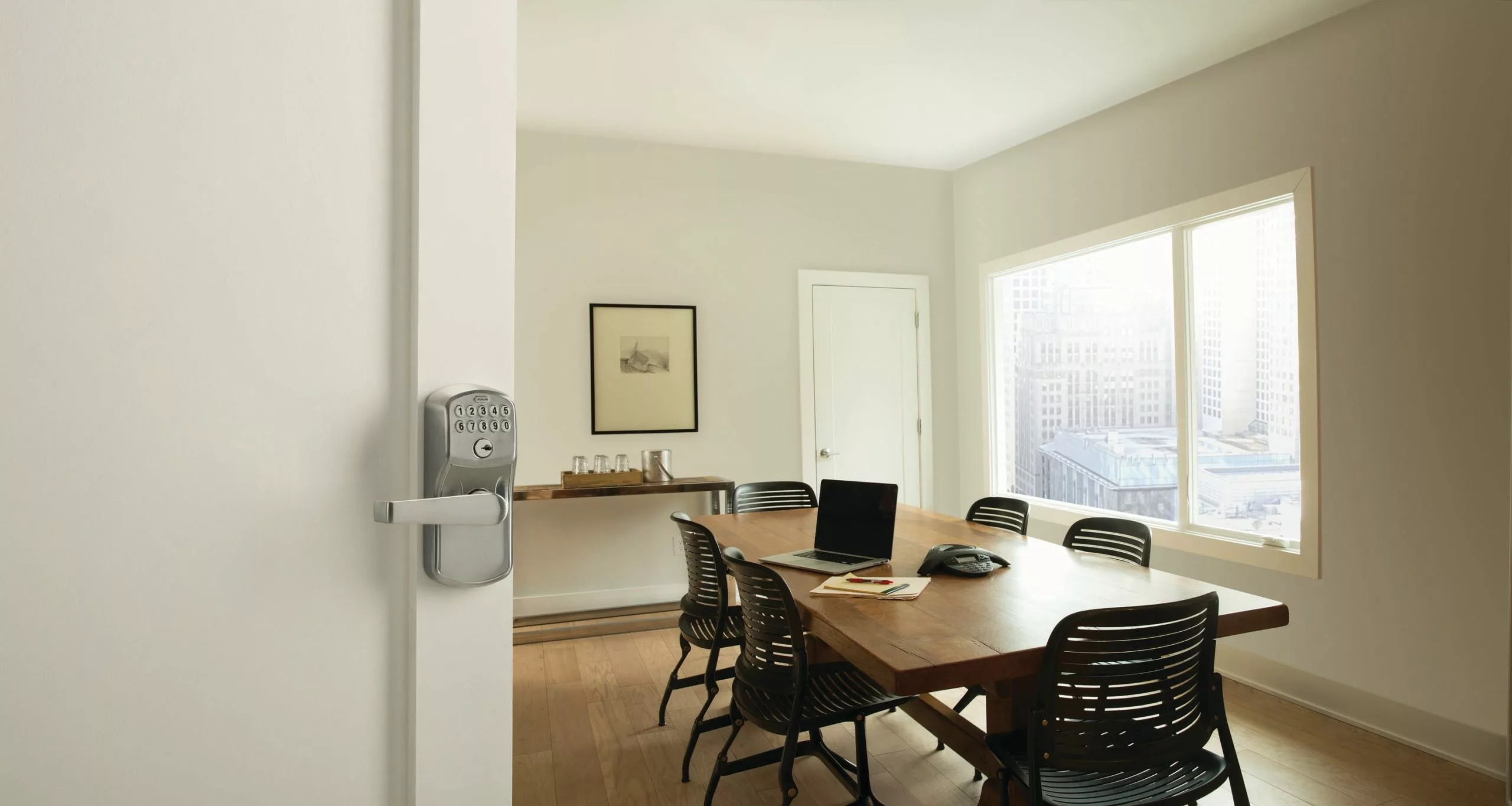 Door Keypad Lock Schlage Satin 1-Cylinder Lighted Handle Electronic Plymouth Chrome 9 Door Keypad Lock Schlage Satin 1-Cylinder Lighted Handle Electronic Plymouth Chrome - Image 7