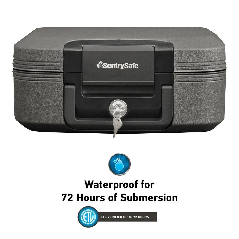 Sentrysafe Chest Safe 0.28-Cu Ft Keyed Waterproof Fire Resistant 5 Sentrysafe Chest Safe 0.28-Cu Ft Keyed Waterproof Fire Resistant - Image 3