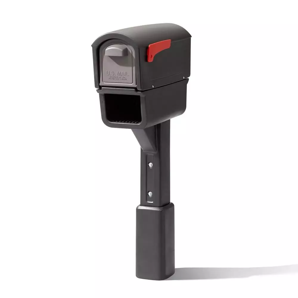 Step2 Mount Mailbox Mailmaster Express Plu Plastic Post Black 3 Step2 Mount Mailbox Mailmaster Express Plu Plastic Post Black