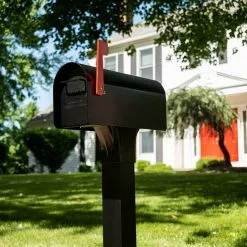 Mailbox Post Mount Metal (401-999-Cu In) Standard Ironside Gibraltar Black 13 Mailbox Post Mount Metal (401-999-Cu In) Standard Ironside Gibraltar Black -Schlage Trade 09326902 scaled