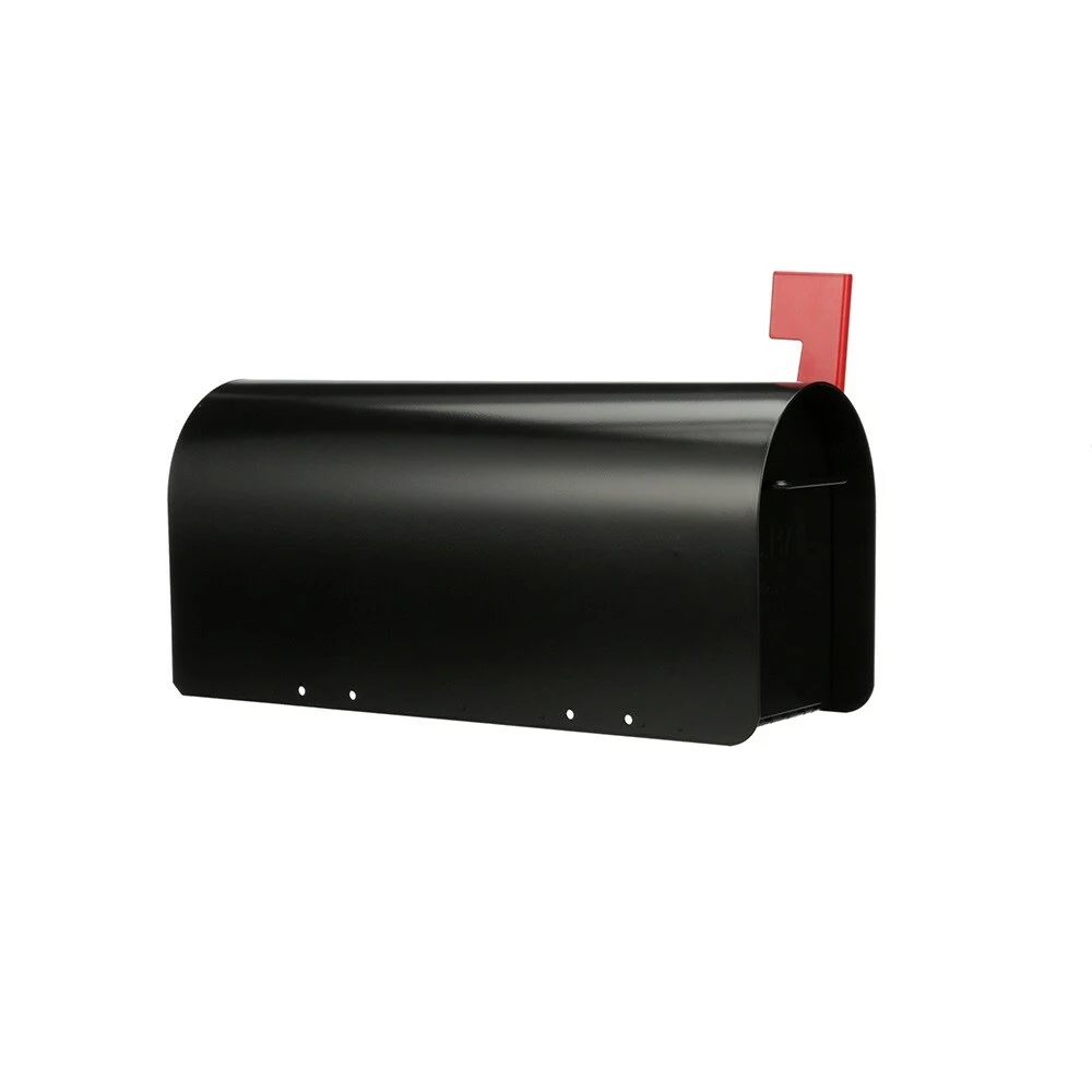 Mailbox Post Mount Metal (401-999-Cu In) Standard Ironside Gibraltar Black 5 Mailbox Post Mount Metal (401-999-Cu In) Standard Ironside Gibraltar Black - Image 3