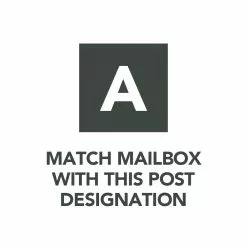 Mailbox Metal Black Post Mount Elite Standard Gibraltar -Schlage Trade 09328241