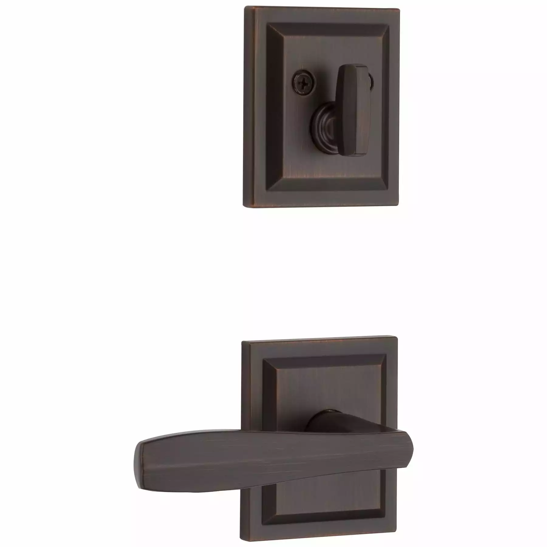 Baldwin Torrey Pine Door Smartkey Handleset Bronze Entry Deadbolt Venetian Single-Cylinder Torrey Prestige 4 Baldwin Torrey Pine Door Smartkey Handleset Bronze Entry Deadbolt Venetian Single-Cylinder Torrey Prestige - Image 3