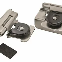 Amerock Cabinet Hinge Nickel Satin 1/2-In 2-Pack Lift-Off
