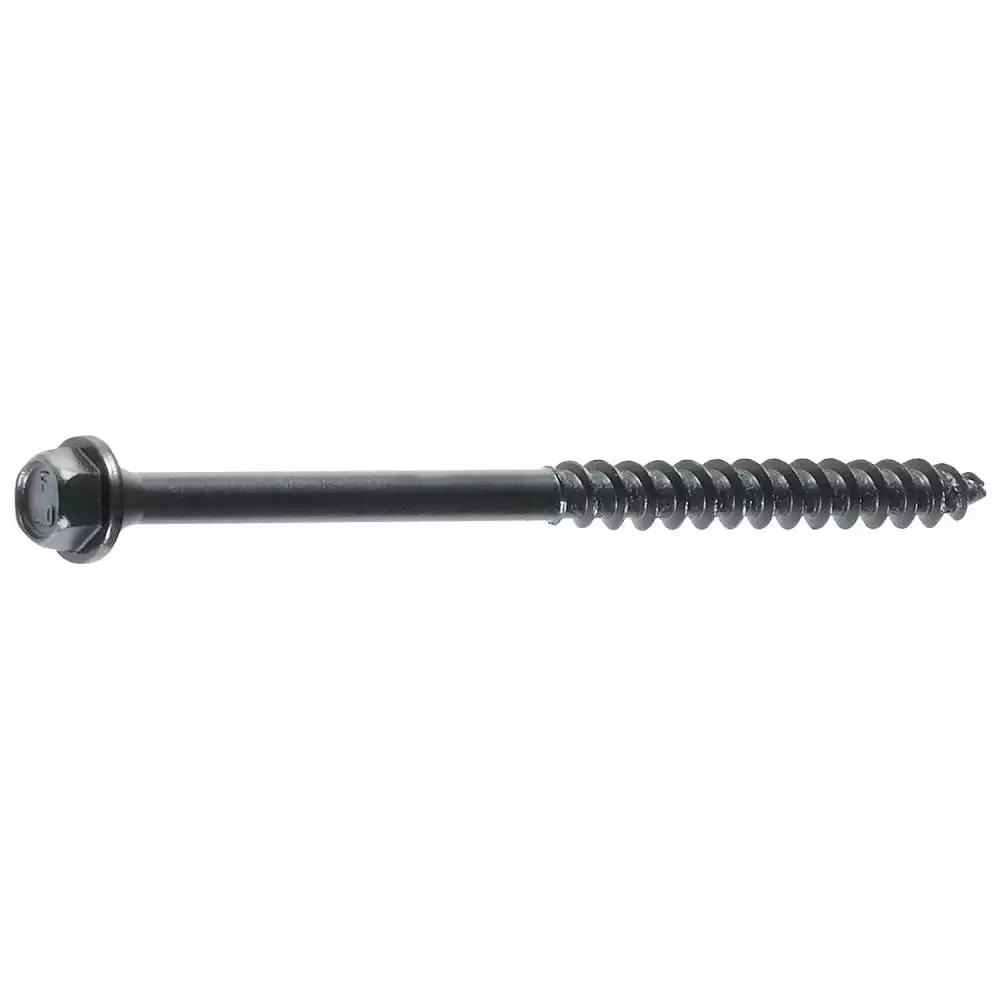 Fastenmaster Wood Hex-Head Screw Lag Screw 4-In Exterior Ecoat Structural Black 4 Fastenmaster Wood Hex-Head Screw Lag Screw 4-In Exterior Ecoat Structural Black - Image 2