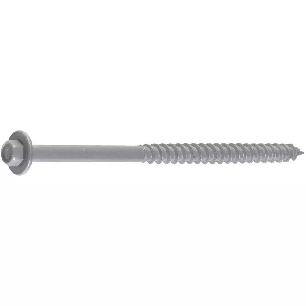Fastenmaster Wood Hex-Head Screw Lag Screw 5-In Interior/Exterior Ecoat Structural Gray 4 Fastenmaster Wood Hex-Head Screw Lag Screw 5-In Interior/Exterior Ecoat Structural Gray - Image 2