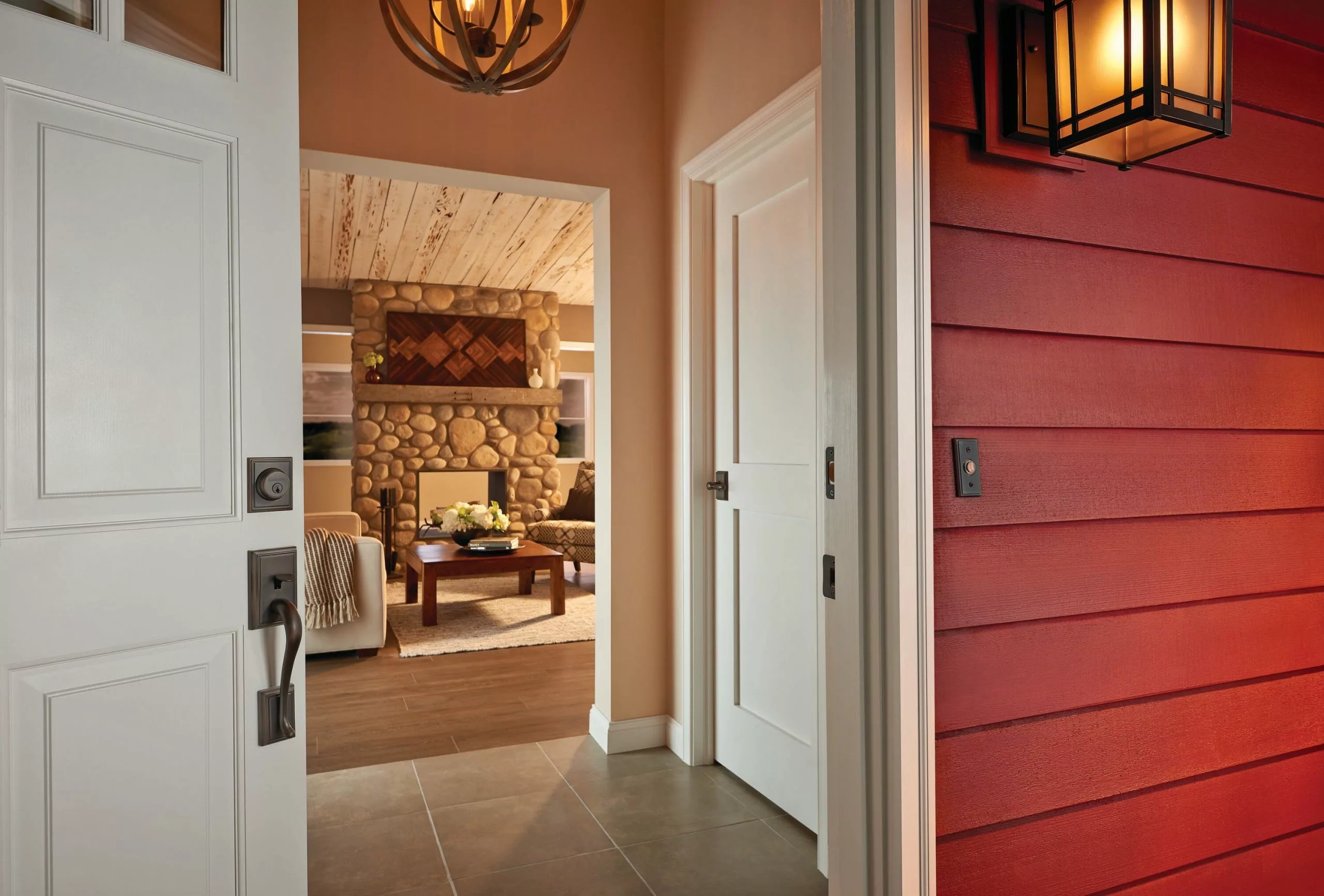 Door Schlage Handleset Bronze Accent Entry Addison Aged 4 Door Schlage Handleset Bronze Accent Entry Addison Aged - Image 2