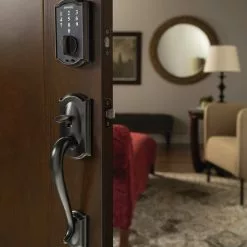 Door Handleset Schlage Camelot Aged Bronze Entry 9 Door Handleset Schlage Camelot Aged Bronze Entry -Schlage Trade 09677764