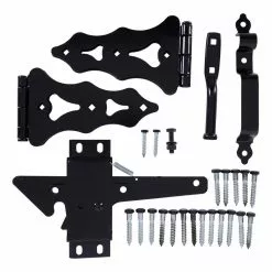 National Hardware Kit Black Gate 7-7/8-In