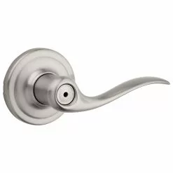 Tustin Door Kwikset Handle Nickel Satin Universal Signature Privacy -Schlage Trade 10292085