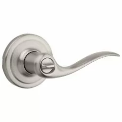 Tustin Door Kwikset Handle Nickel Satin Universal Signature Privacy -Schlage Trade 10292086