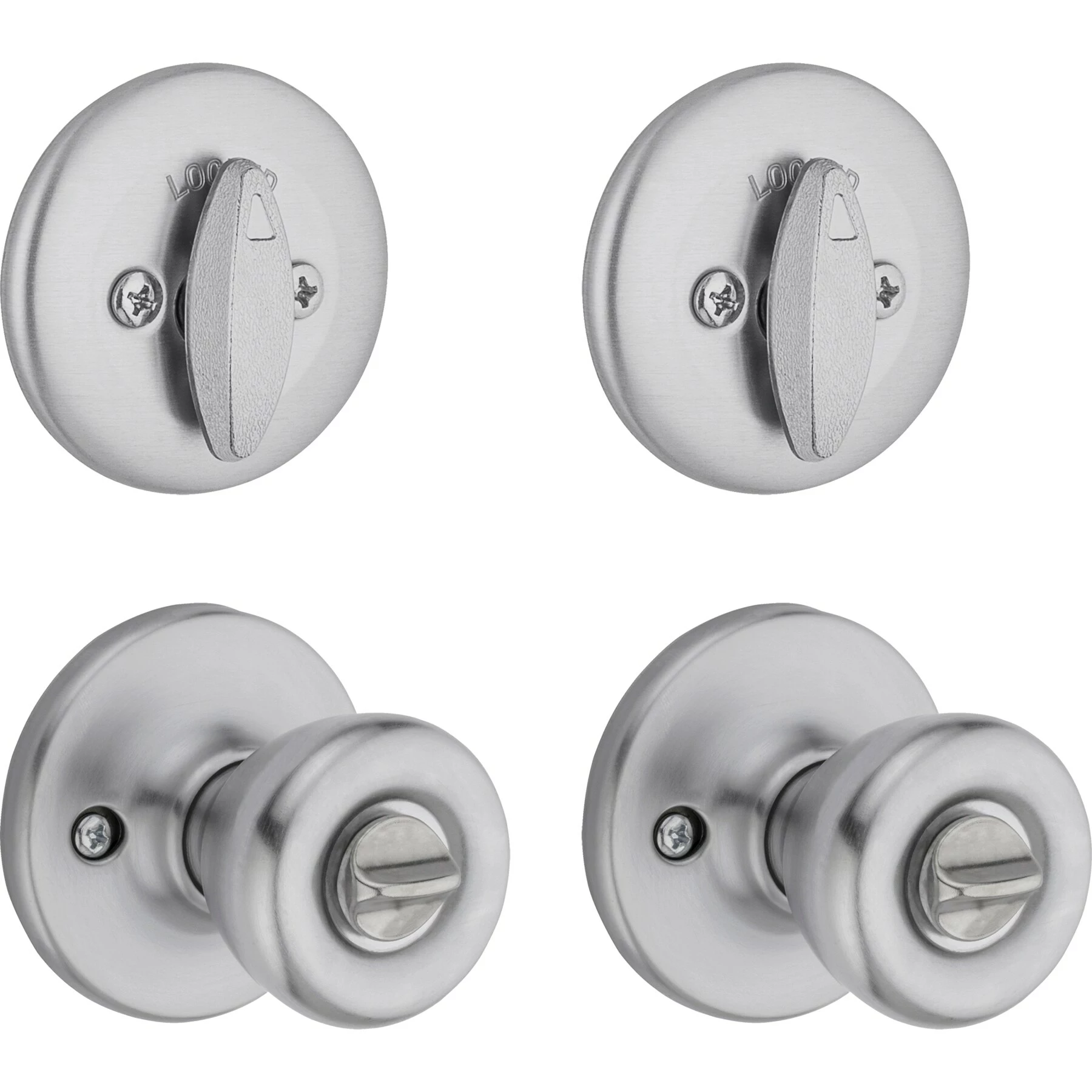 Door Knob Kwikset Tylo Chrome Satin Multi-Pack Keyed Entry Security Single Deadbolt 7 Door Knob Kwikset Tylo Chrome Satin Multi-Pack Keyed Entry Security Single Deadbolt - Image 5