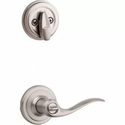 Tustin Pack Door Smartkey Kwikset Handle Deadbolt Nickel Satin Combo Universal Signature Single-Cylinder Keyed Entry 9 Tustin Pack Door Smartkey Kwikset Handle Deadbolt Nickel Satin Combo Universal Signature Single-Cylinder Keyed Entry -Schlage Trade 10292382