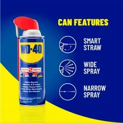 Hardware Lubricant Spray Wd-40 2 Way 12-Oz Multi-Use Smart Straw -Schlage Trade 10324553