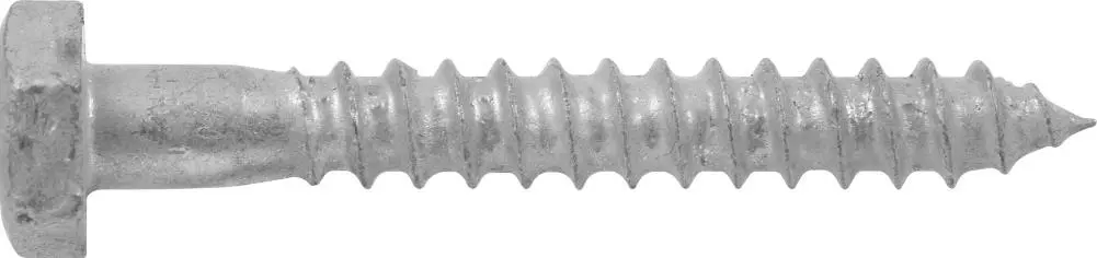 Hillman Screw 3/8-In X 4-In Hot-Dipped Exterior Lag Galvanized Hex-Head Gray 4 Hillman Screw 3/8-In X 4-In Hot-Dipped Exterior Lag Galvanized Hex-Head Gray - Image 3
