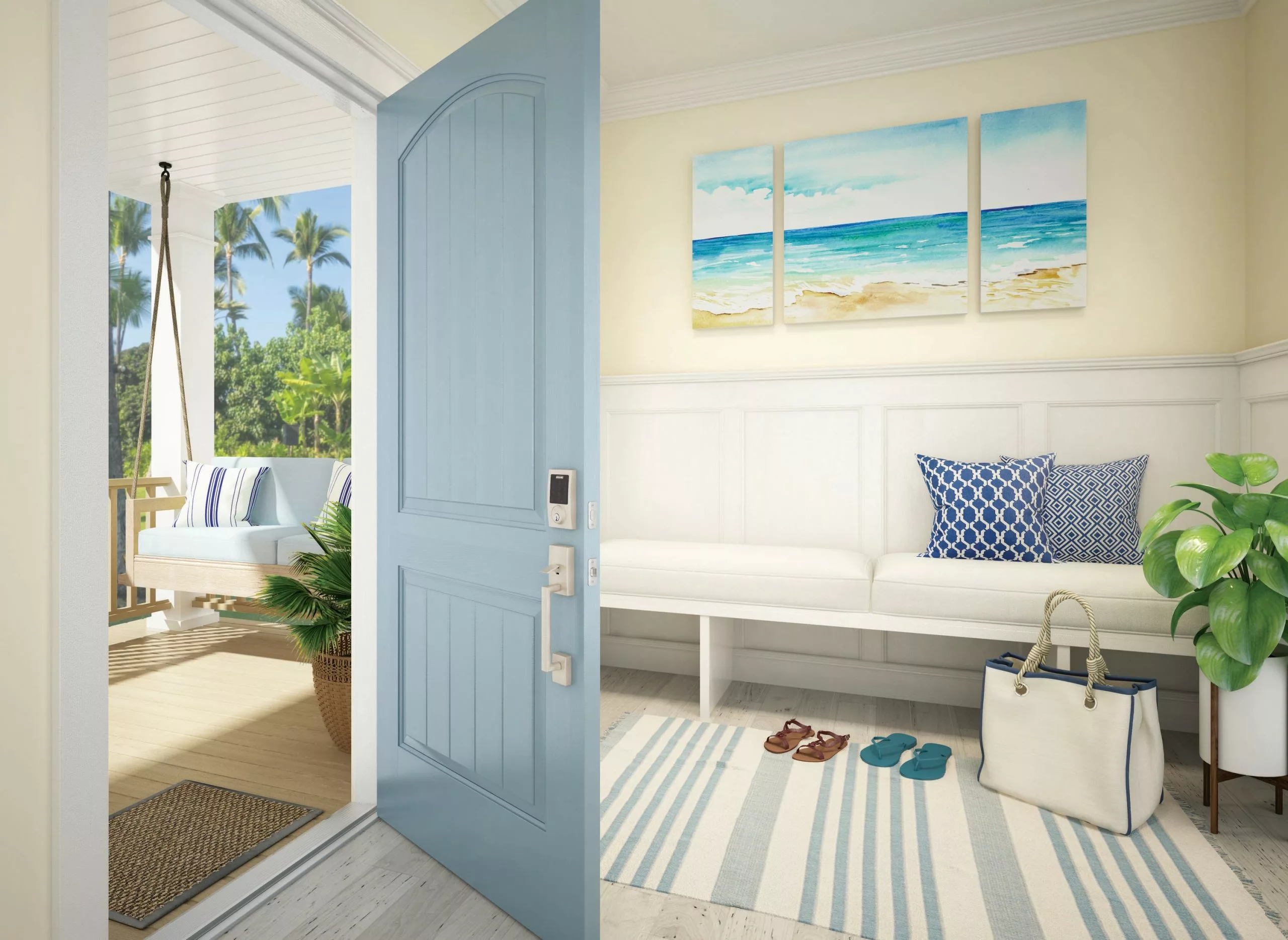 Schlage Door Keypad Lock Deadbolt Nickel Satin 1-Cylinder Single-Cylinder Z-Wave Built-In Electronic Connect Lighted Touchscreen Camelot 5 Schlage Door Keypad Lock Deadbolt Nickel Satin 1-Cylinder Single-Cylinder Z-Wave Built-In Electronic Connect Lighted Touchscreen Camelot - Image 3