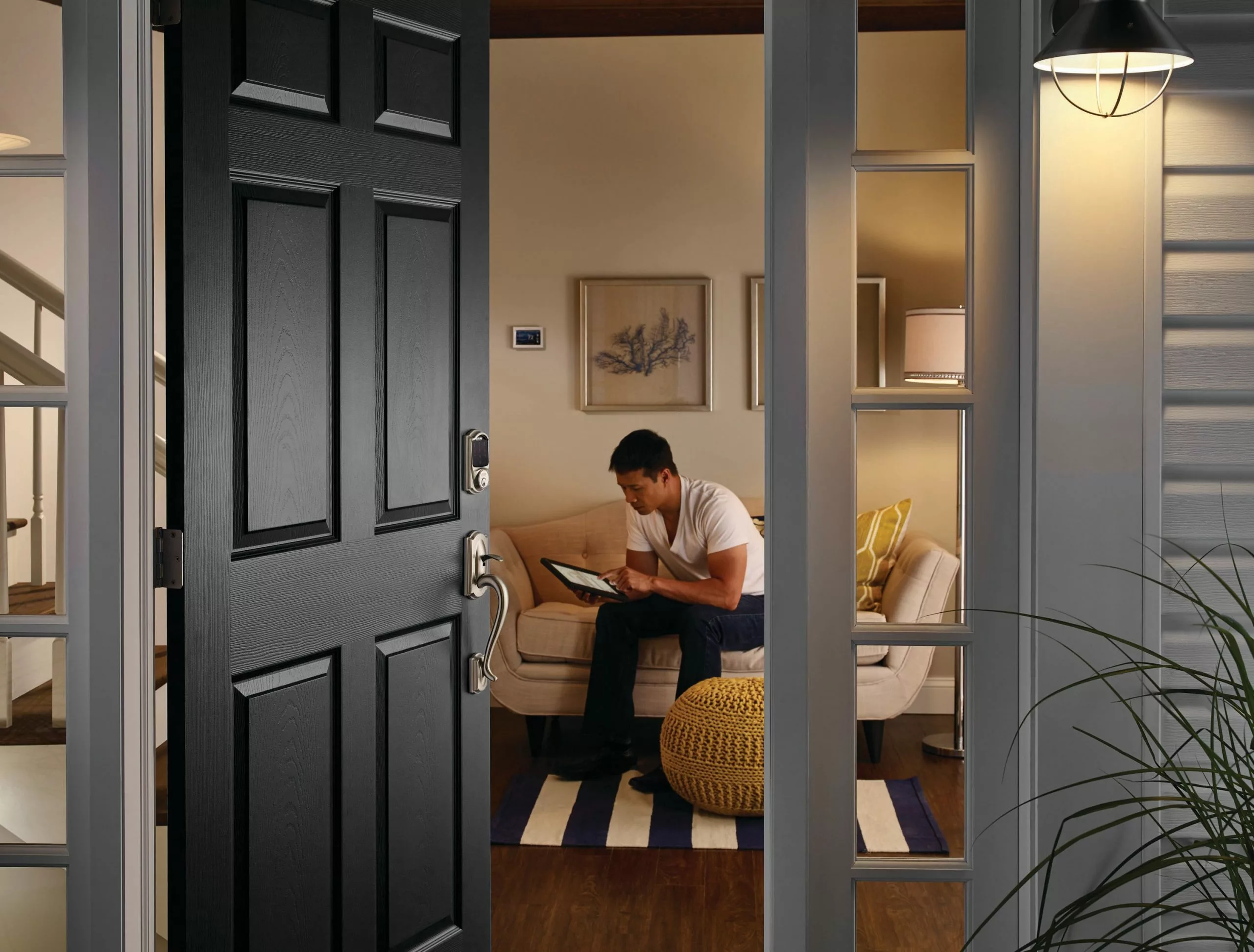 Schlage Door Keypad Lock Deadbolt Nickel Satin 1-Cylinder Single-Cylinder Z-Wave Built-In Electronic Connect Lighted Touchscreen Camelot 7 Schlage Door Keypad Lock Deadbolt Nickel Satin 1-Cylinder Single-Cylinder Z-Wave Built-In Electronic Connect Lighted Touchscreen Camelot - Image 5