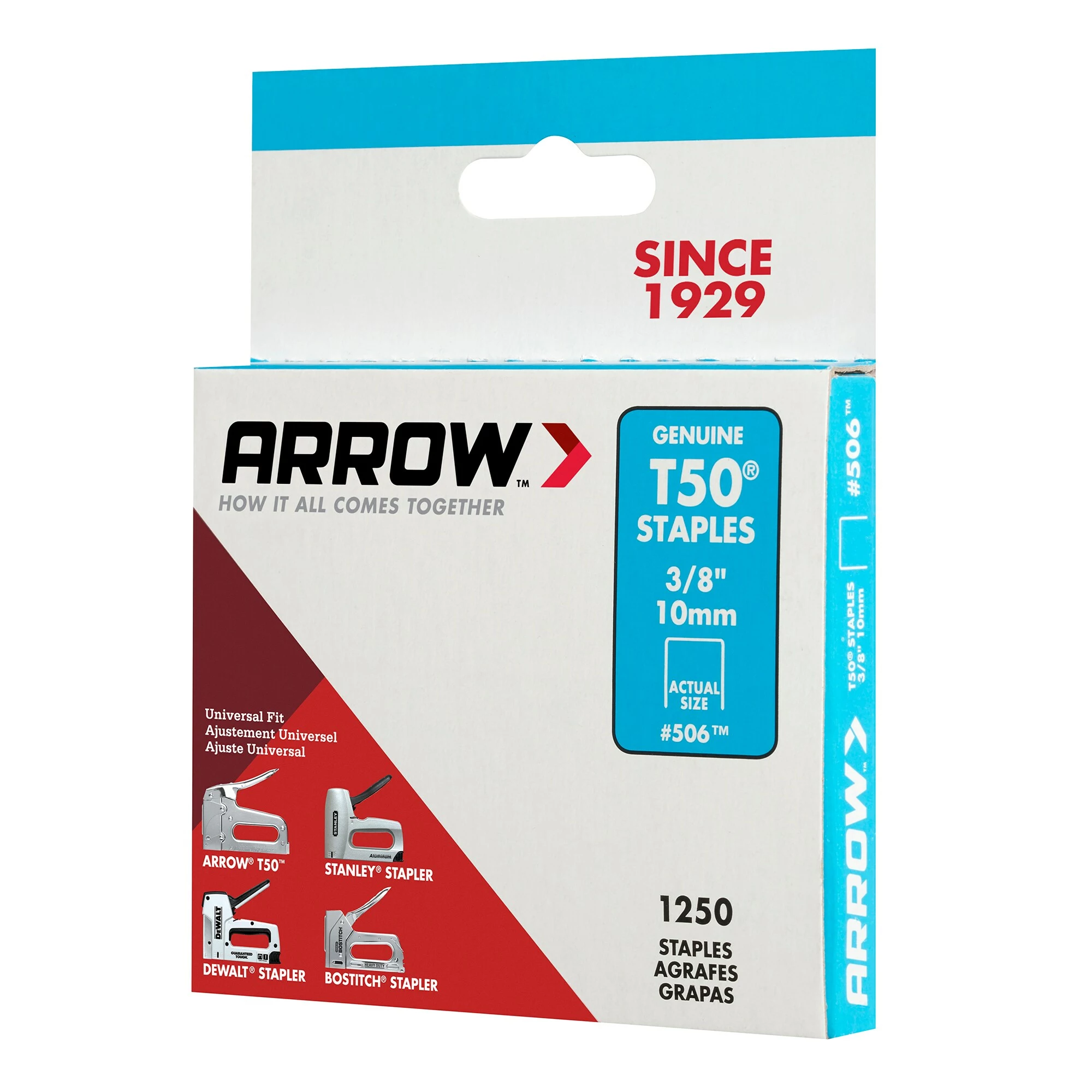 Staple Leg Crown 18-Gauge Medium (1250-Count) 3/8-In Heavy Arrow 6 Staple Leg Crown 18-Gauge Medium (1250-Count) 3/8-In Heavy Arrow - Image 5