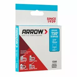 Staple Leg Crown 18-Gauge Medium (1250-Count) 3/8-In Heavy Arrow 12 Staple Leg Crown 18-Gauge Medium (1250-Count) 3/8-In Heavy Arrow -Schlage Trade 10721873