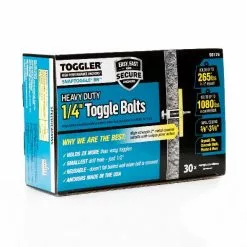 Toggler Anchor Toggle Bolt 1/4-In Dia Length 30-Pack Drywall Included) Assorted 10 Toggler Anchor Toggle Bolt 1/4-In Dia Length 30-Pack Drywall Included) Assorted -Schlage Trade 10731872