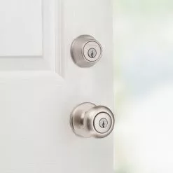 Pack Door Cove Kwikset Knob Nickel Satin Combo Keyed Entry Security Single Deadbolt -Schlage Trade 11000738 scaled