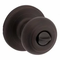 Door Cove Kwikset Knob Bronze Security Privacy Venetian -Schlage Trade 11002492
