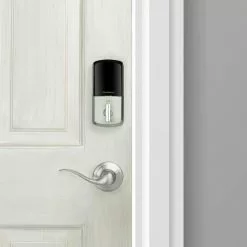 Door Keypad Kwikset Lock Bluetooth Nickel Aura Satin Electronic Lighted Enabled Deadbolt Single Cylinder 22 Door Keypad Kwikset Lock Bluetooth Nickel Aura Satin Electronic Lighted Enabled Deadbolt Single Cylinder -Schlage Trade 11416542
