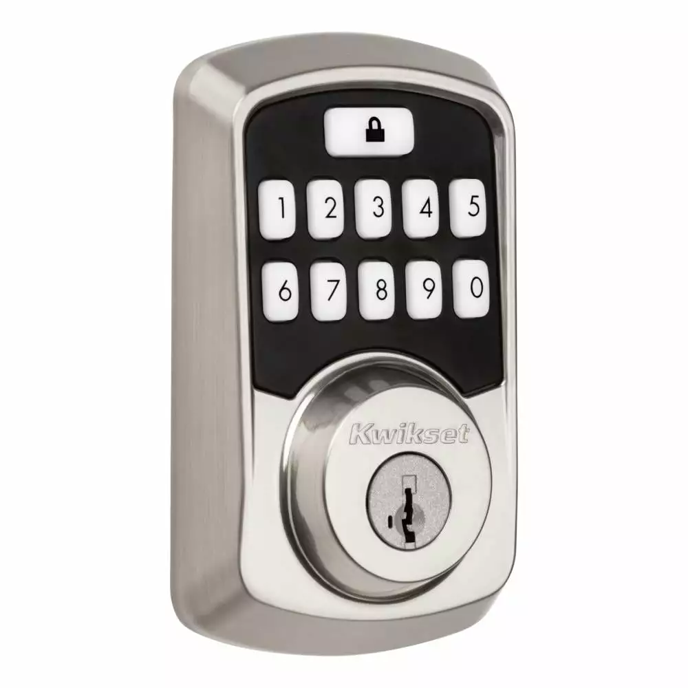 Door Keypad Kwikset Lock Bluetooth Nickel Aura Satin Electronic Lighted Enabled Deadbolt Single Cylinder 6 Door Keypad Kwikset Lock Bluetooth Nickel Aura Satin Electronic Lighted Enabled Deadbolt Single Cylinder - Image 4