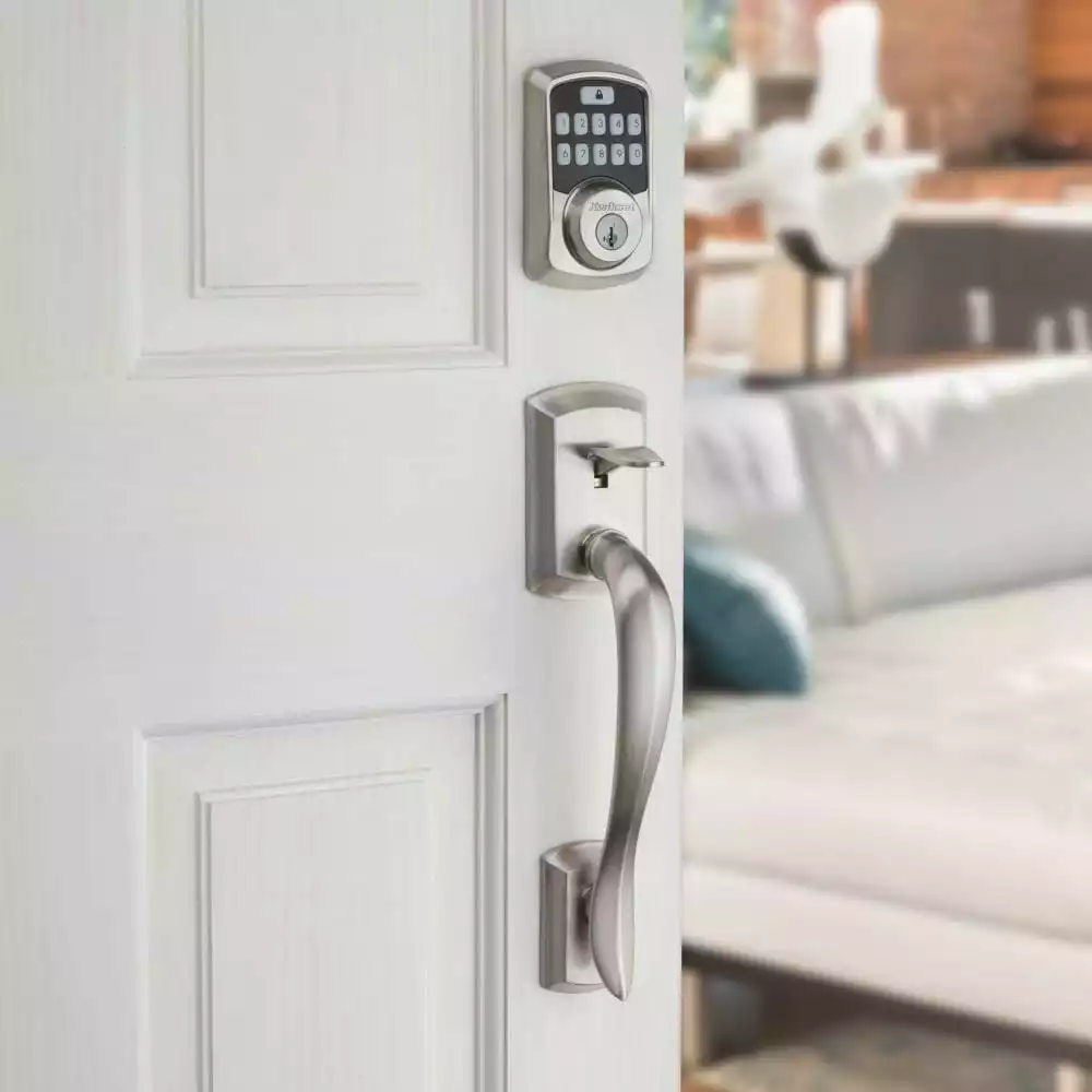 Door Keypad Kwikset Lock Bluetooth Nickel Aura Satin Electronic Lighted Enabled Deadbolt Single Cylinder 9 Door Keypad Kwikset Lock Bluetooth Nickel Aura Satin Electronic Lighted Enabled Deadbolt Single Cylinder - Image 7