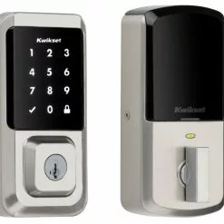 Door Keypad Kwikset Lock Wi-Fi Nickel Halo Satin Single Cylinder Enabled Electronic Lighted Touchscreen Deadbolt 11 Door Keypad Kwikset Lock Wi-Fi Nickel Halo Satin Single Cylinder Enabled Electronic Lighted Touchscreen Deadbolt -Schlage Trade 11625886