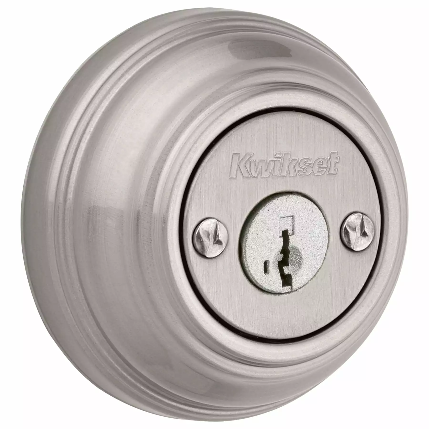 Kwikset Deadbolt 985 Series Satin Nickel Signature Smartkey Double Cylinder 4 Kwikset Deadbolt 985 Series Satin Nickel Signature Smartkey Double Cylinder - Image 3