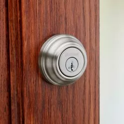 Kwikset Deadbolt 985 Series Satin Nickel Signature Smartkey Double Cylinder 8 Kwikset Deadbolt 985 Series Satin Nickel Signature Smartkey Double Cylinder -Schlage Trade 11628672
