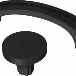 Brainerd Cabinet Knob Inset Matte 1.25-In Round Classic Traditional Black -Schlage Trade 11859569