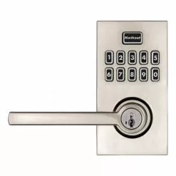 Door Keypad Kwikset Lock 917 Nickel Satin Smartcode Handle Electronic Lighted Single Cylinder 17 Door Keypad Kwikset Lock 917 Nickel Satin Smartcode Handle Electronic Lighted Single Cylinder -Schlage Trade 11883637