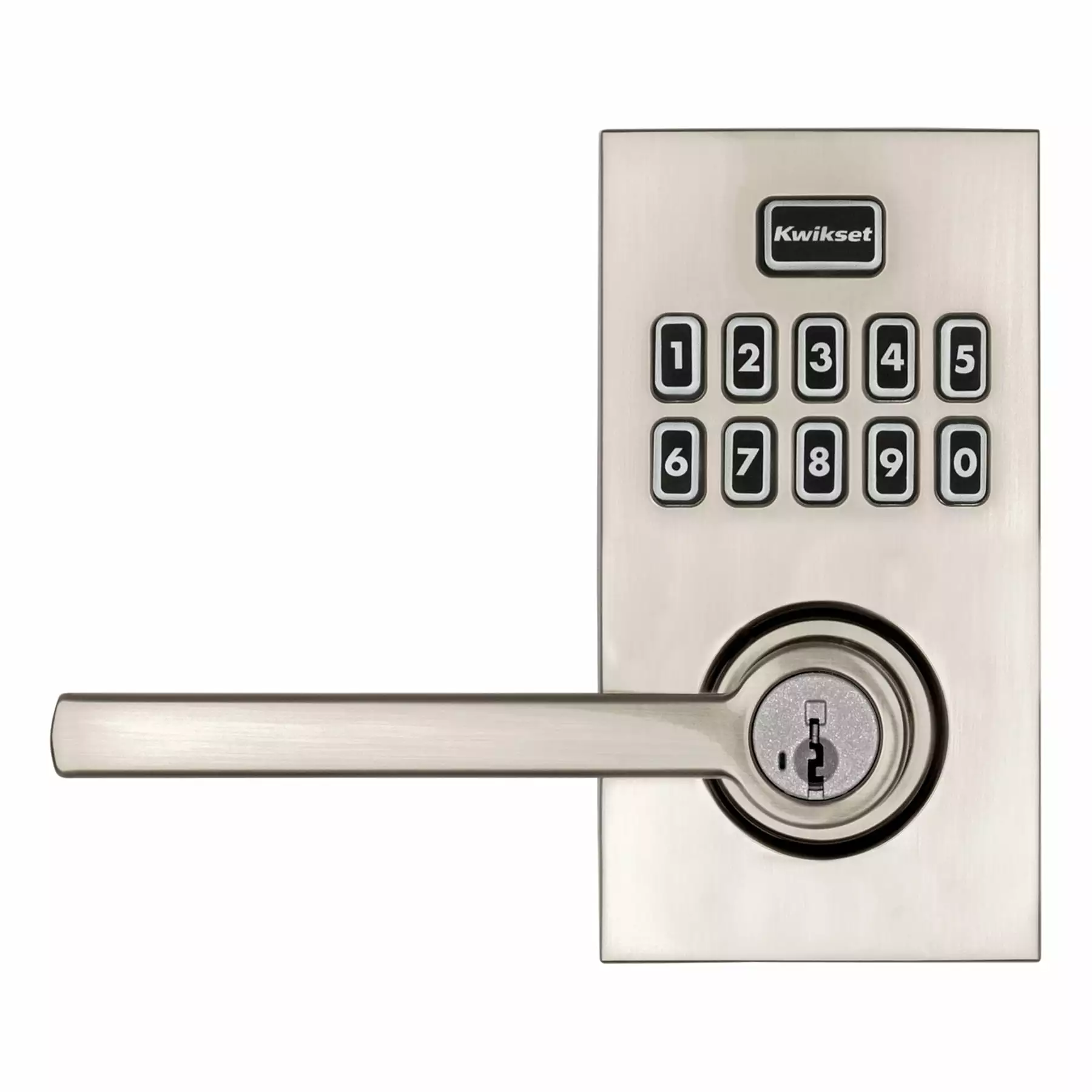 Door Keypad Kwikset Lock 917 Nickel Satin Smartcode Handle Electronic Lighted Single Cylinder 7 Door Keypad Kwikset Lock 917 Nickel Satin Smartcode Handle Electronic Lighted Single Cylinder - Image 5