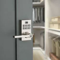 Door Keypad Kwikset Lock 917 Nickel Satin Smartcode Handle Electronic Lighted Single Cylinder 19 Door Keypad Kwikset Lock 917 Nickel Satin Smartcode Handle Electronic Lighted Single Cylinder -Schlage Trade 11883639 scaled