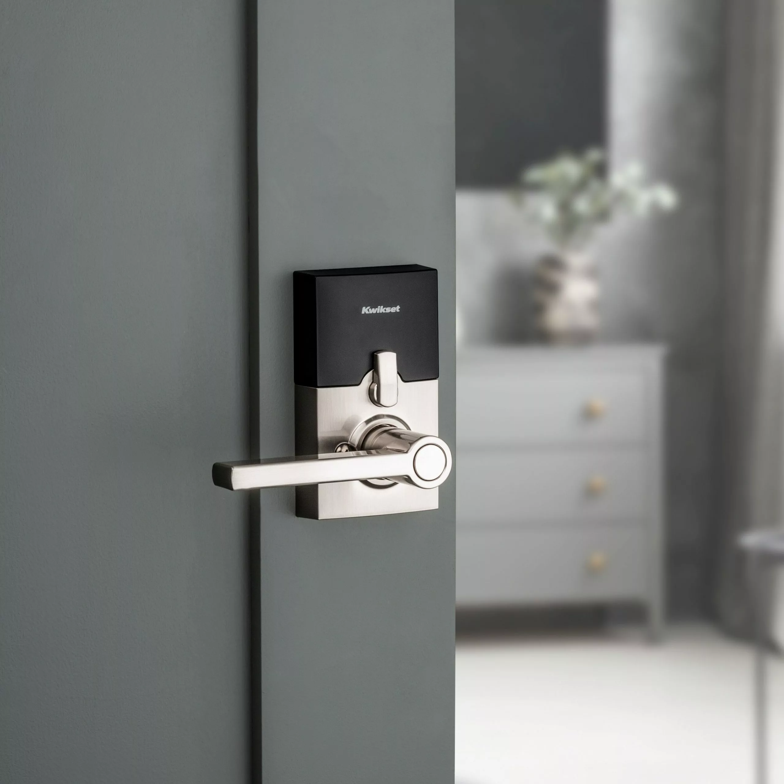 Door Keypad Kwikset Lock 917 Nickel Satin Smartcode Handle Electronic Lighted Single Cylinder 10 Door Keypad Kwikset Lock 917 Nickel Satin Smartcode Handle Electronic Lighted Single Cylinder - Image 8