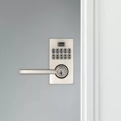 Door Keypad Kwikset Lock 917 Nickel Satin Smartcode Handle Electronic Lighted Single Cylinder 21 Door Keypad Kwikset Lock 917 Nickel Satin Smartcode Handle Electronic Lighted Single Cylinder -Schlage Trade 11883641 scaled