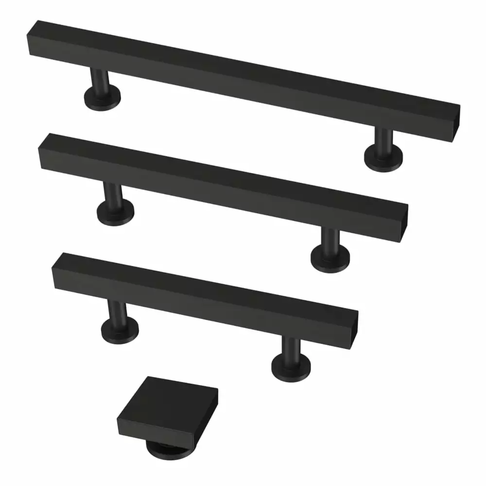 Brainerd Cabinet Knob 1.125-In Square Matte Black 7 Brainerd Cabinet Knob 1.125-In Square Matte Black - Image 5