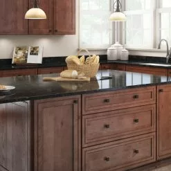 Brainerd Cabinet Knob 1.125-In Square Matte Black 13 Brainerd Cabinet Knob 1.125-In Square Matte Black -Schlage Trade 12155537 1