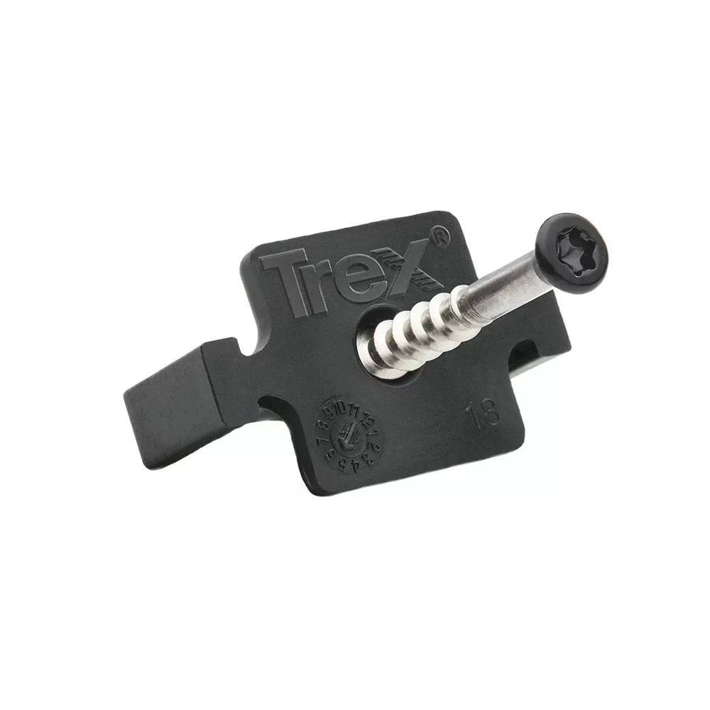 Trex Fastener Coverage Clip 200-Sq Ft (360-Count) Universal Hidden Black 3 Trex Fastener Coverage Clip 200-Sq Ft (360-Count) Universal Hidden Black