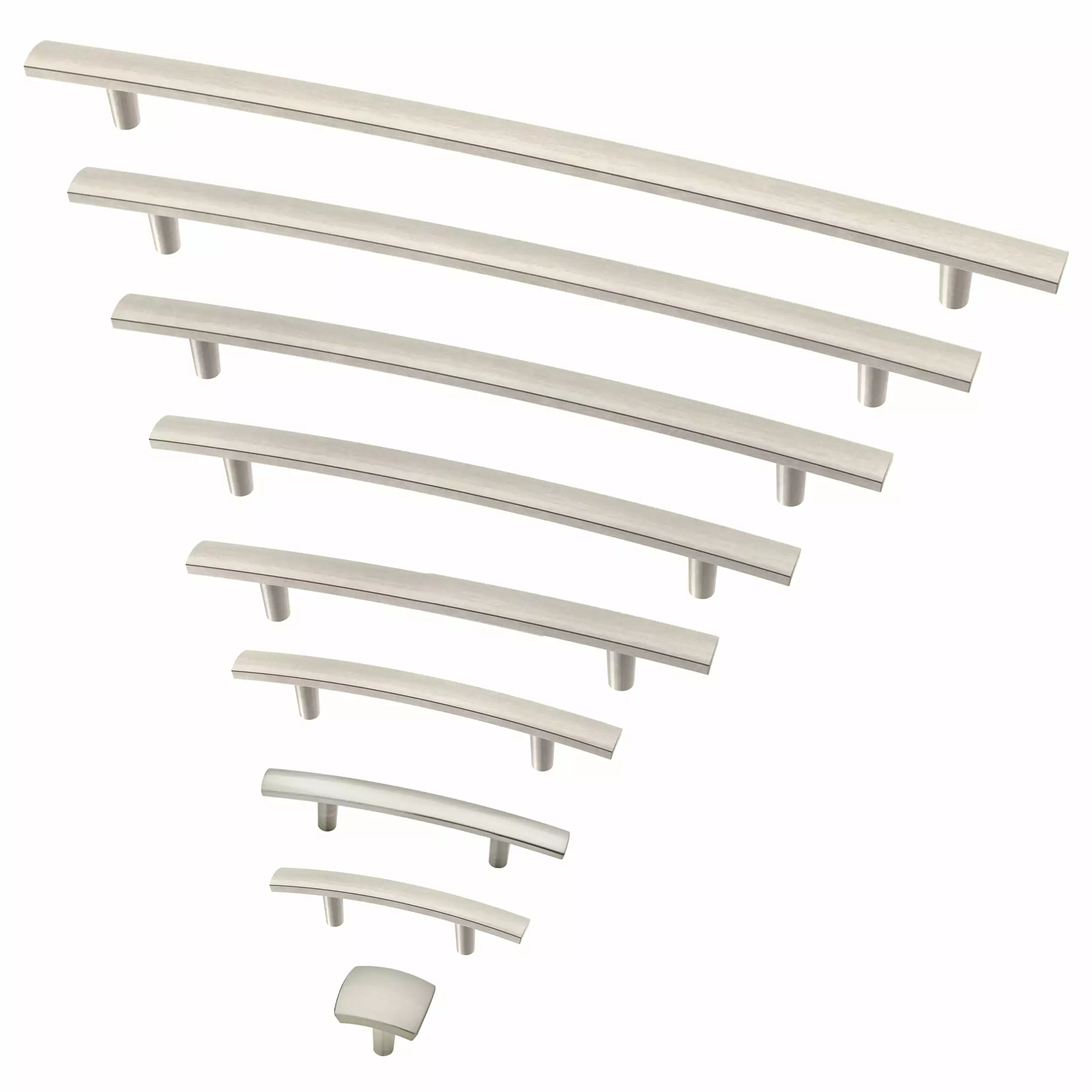 Brainerd Drawer Pull Handle Caroline Nickel Satin Center To Center 3-In 36-Pack Arch 7 Brainerd Drawer Pull Handle Caroline Nickel Satin Center To Center 3-In 36-Pack Arch - Image 6