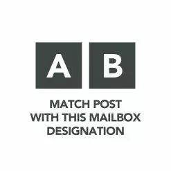 Post Mailbox Polymer 4 X 4 Post Gibraltar Victorian Black -Schlage Trade 12336388