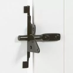 Gate Hardware Latch Post Mount Hardware Gate 5-In National Black -Schlage Trade 12480580