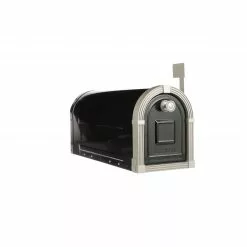 Mailbox Post Mount Nickel Metal Large Brunswick Gibraltar Black/Brushed 14 Mailbox Post Mount Nickel Metal Large Brunswick Gibraltar Black/Brushed -Schlage Trade 12492979 scaled