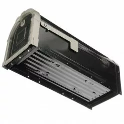 Mailbox Post Mount Nickel Metal Large Brunswick Gibraltar Black/Brushed 15 Mailbox Post Mount Nickel Metal Large Brunswick Gibraltar Black/Brushed -Schlage Trade 12492980