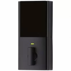 Door Keypad Kwikset Lock Single Electronic Smartcode Lighted Deadbolt Cylinder 913 Matte Black -Schlage Trade 14080923