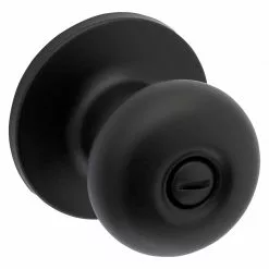 Reliabilt Door Knob Privacy No Deadbolt Baron Matte Black