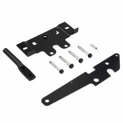 Gate Hardware Latch Post Mount Hardware Gate 5-In National Black -Schlage Trade 14531423