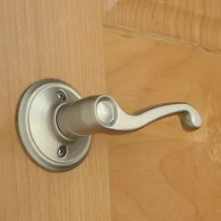 Door Handle F10 Nickel Satin Reversible Schlage Passage Flair 13 Door Handle F10 Nickel Satin Reversible Schlage Passage Flair -Schlage Trade 14621860 scaled